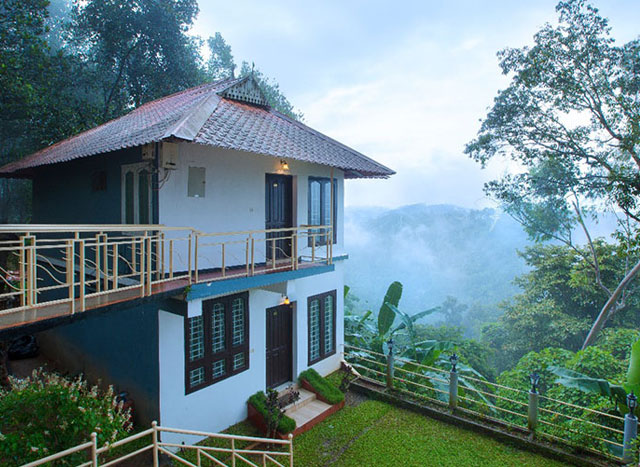 wooden villa